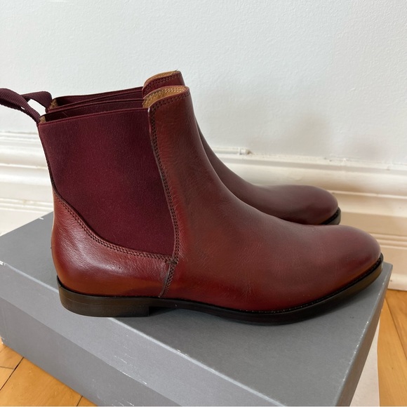 Gravity Pope * new * Italian wine leather boots 40 - Picture 2 of 8